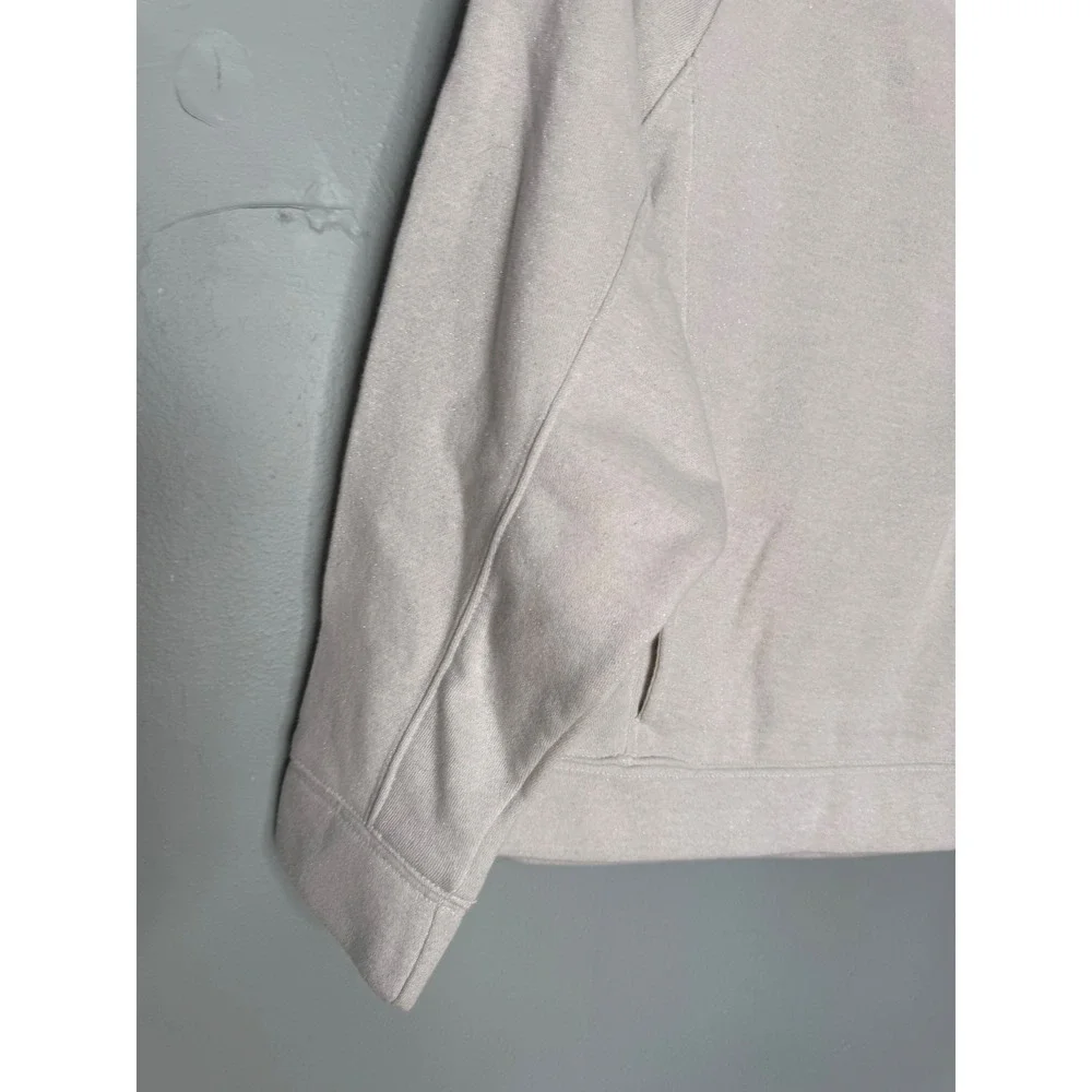 NWT Anthropologie Daily Practice grey glitter hoodie‎